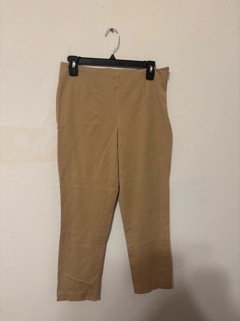 Women's Stretch Pull-On Crop Pants - Tan